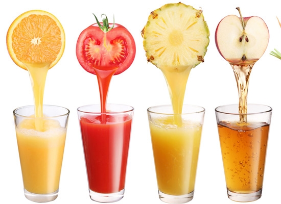 #1. Go for fresh fruit juices