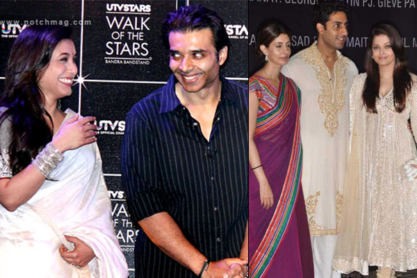 Rani Mukerjee and Uday Chopra, Bachchan family
