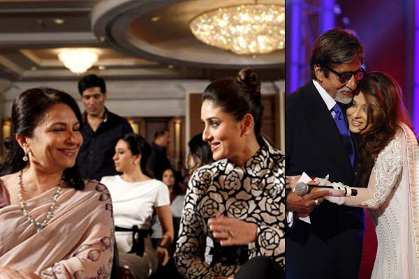 Kareena Kapoor Khan and Sharmila Tagore, Amitabh Bachchan