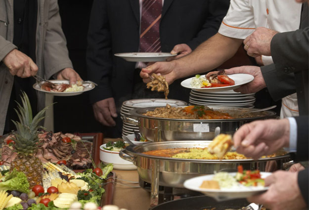 Wedding guests, food, taste
