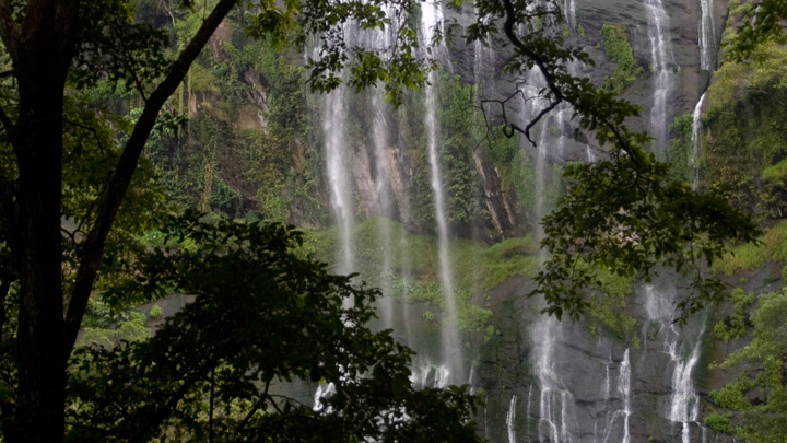 Rainbow waterfall kerala