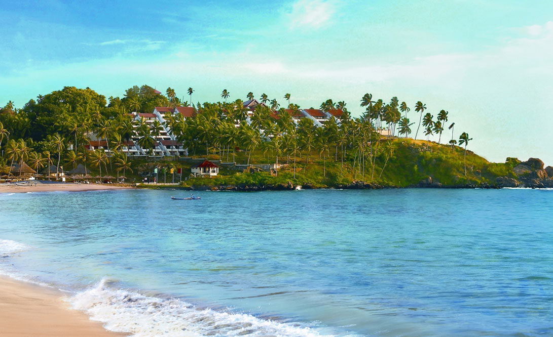 Kovalam beach in Kerala