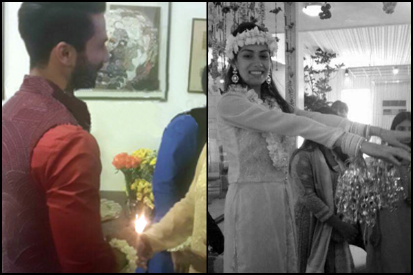 Shahid Kapoor Mira Rajput Haldi Ceremony