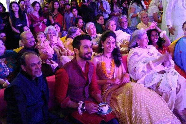Shahid Kapoor Mira Rajput Sangeet