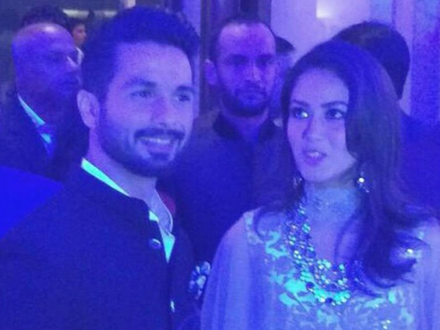 Shahid Kapoor Mira Rajput Gurgaon Wedding Reception