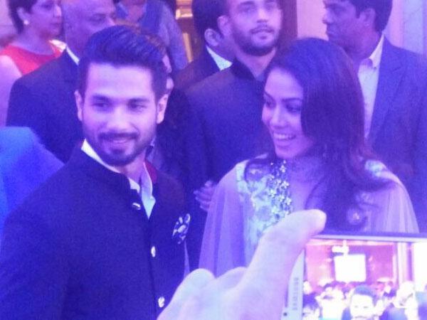 Shahid Kapoor Mira Rajput Gurgaon Wedding Reception