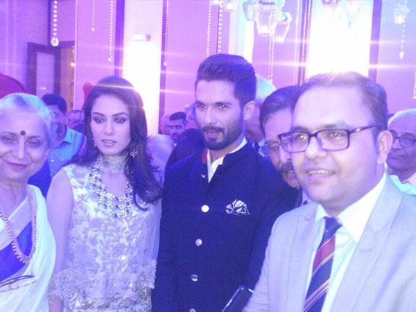 Shahid Kapoor Mira Rajput Gurgaon Wedding Reception