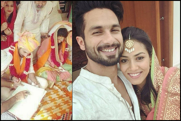 mira rajput anand karaj ceremony dress