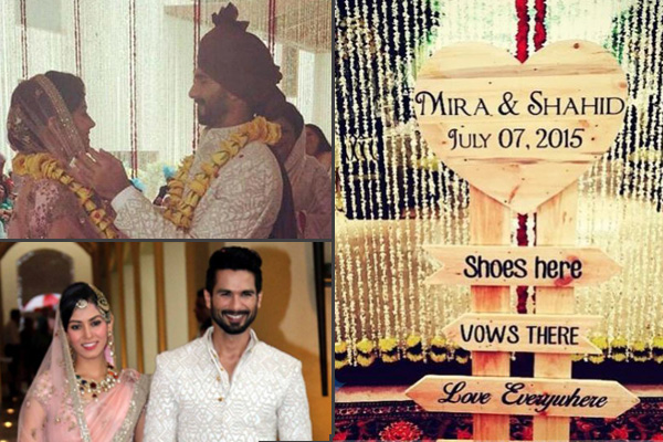 The Shahid And Mira Wedding