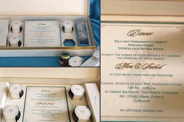 The Shahid And Mira Wedding