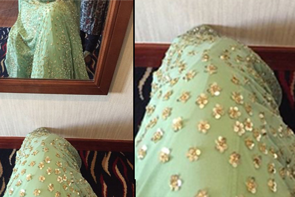 gauahar khan mehendi sangeet dress nigaar khan wedding