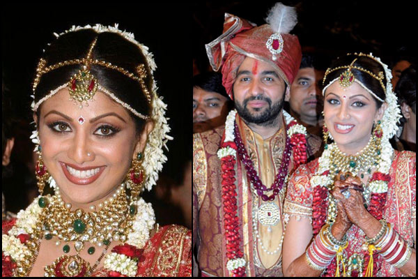 shilpa shetty wedding day maang tikka- bollywoodshaadis