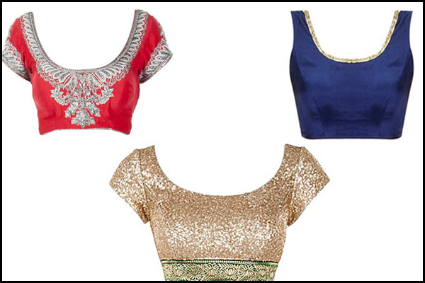 bridal lehenga neckline designs 3- bollywoodshaadis