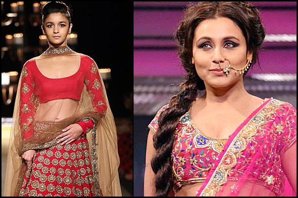 bridal lehenga neckline designs 4-  bollywoodshaadis