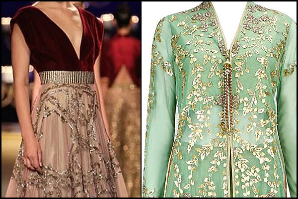 bridal lehenga neckline designs 11- bollywoodshaadis