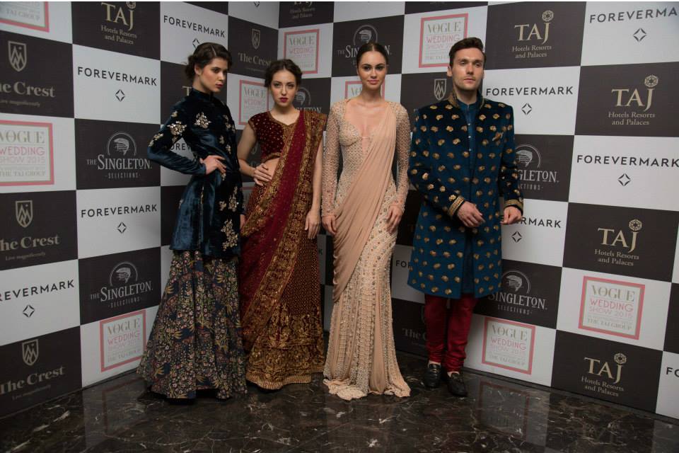 Models At Vogue Wedding Show 2015