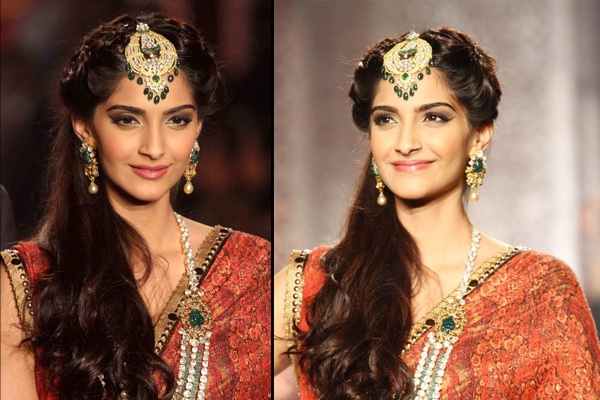 tips to choose correct wedding hairstyles for all brides sonam kapoor