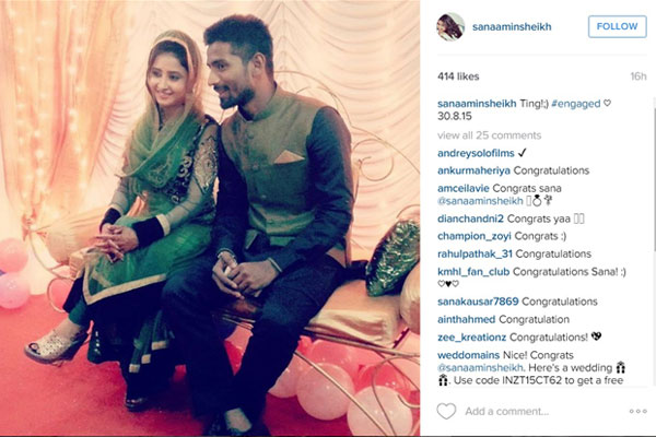 tv actress sana amin sheikh gets engaged to aijaz sheikh gustakh dil