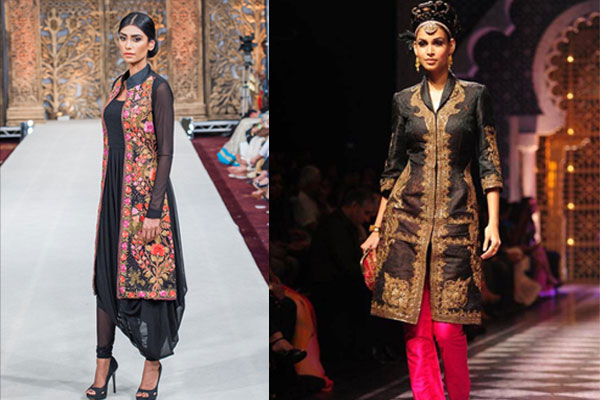 haldi ceremony outfit ideas for brides and bridesmaids jaclet style with leggings india bridal fashion week