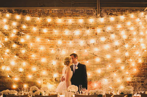 fairy light wedding decor