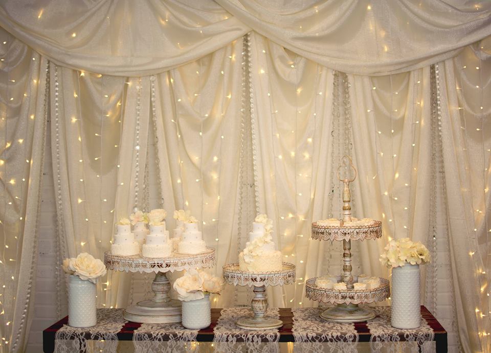 fairy light wedding decor