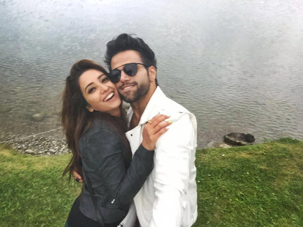 Asha Negi and Rithwik Dhanjani
