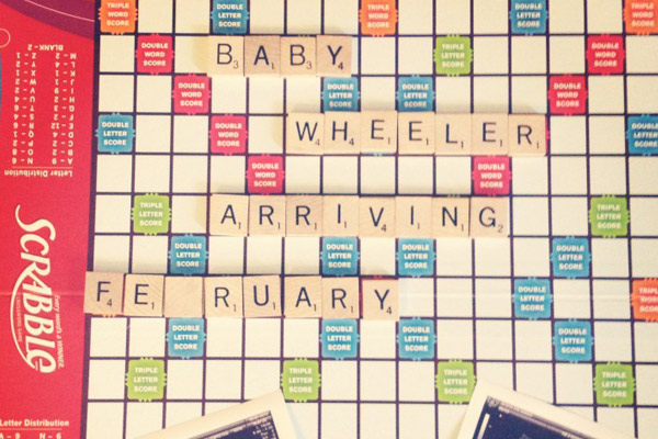 Hide pregnancy message with in bottom of cup/plates