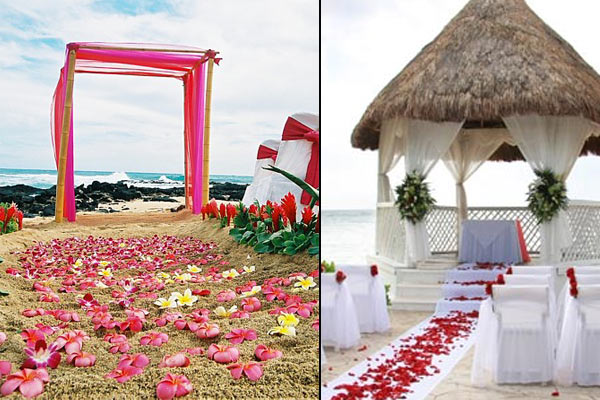 unique ways to use flowers for wedding decor