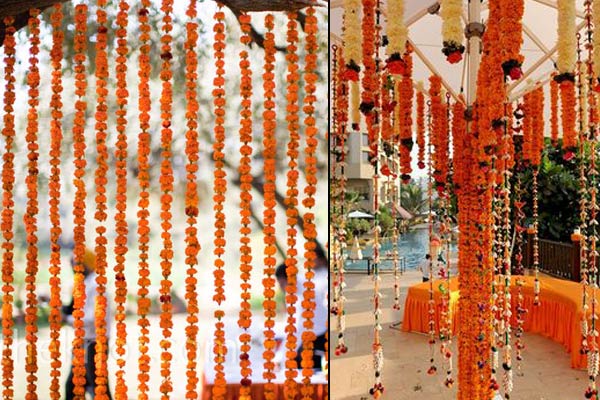 unique ways to use flowers for wedding decor