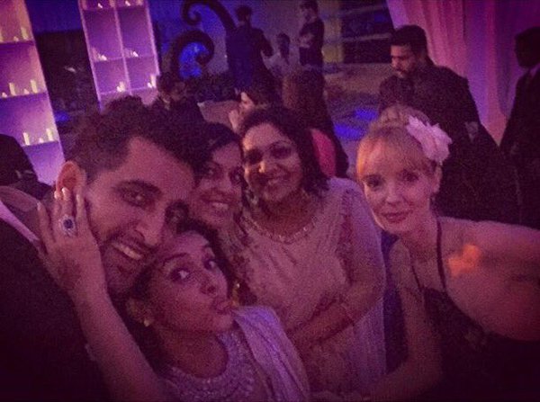 asin and rahul sharma wedding reception