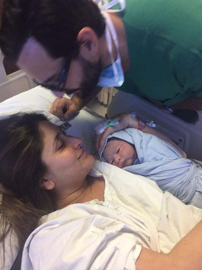 Kareena Kapoor Saif Ali Khan and baby Taimur