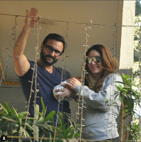 Kareena Kapoor Saif Ali Khan and baby Taimur