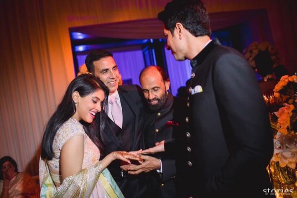 asin and rahul sharma wedding reception