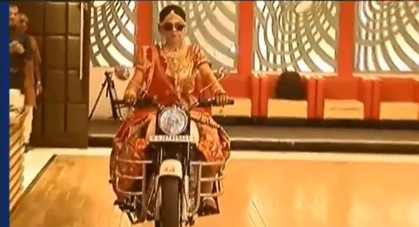 biker bride of ahemdabad