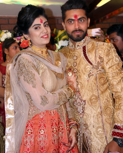 ravindra jadeja engagement