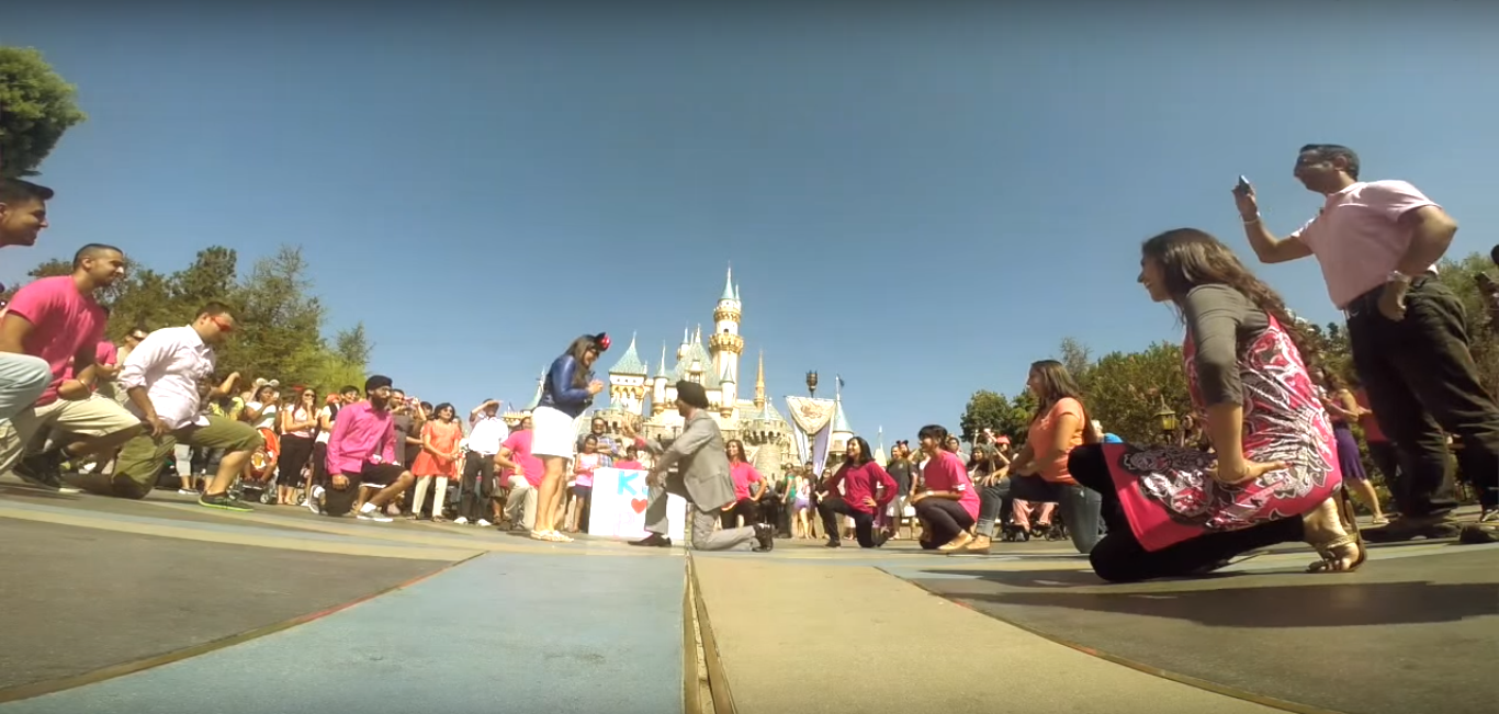 disneyland wedding proposal