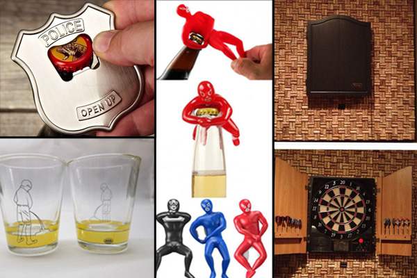 7 valentines day gift ideas for men bottle openers, shot glasses, dart boards