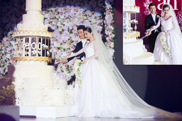 Huang Xiaoming and Angela Yeung