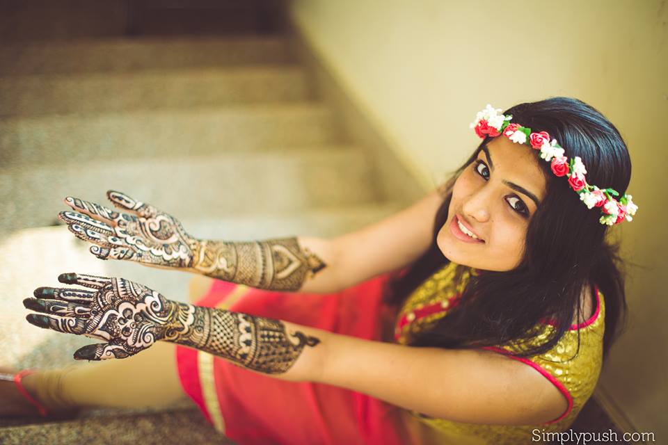 bridal floral jewellery