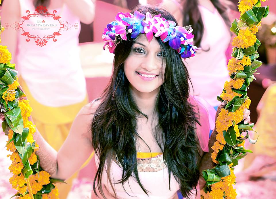 bridal floral jewellery