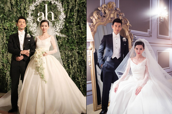 Huang Xiaoming and Angela Yeung