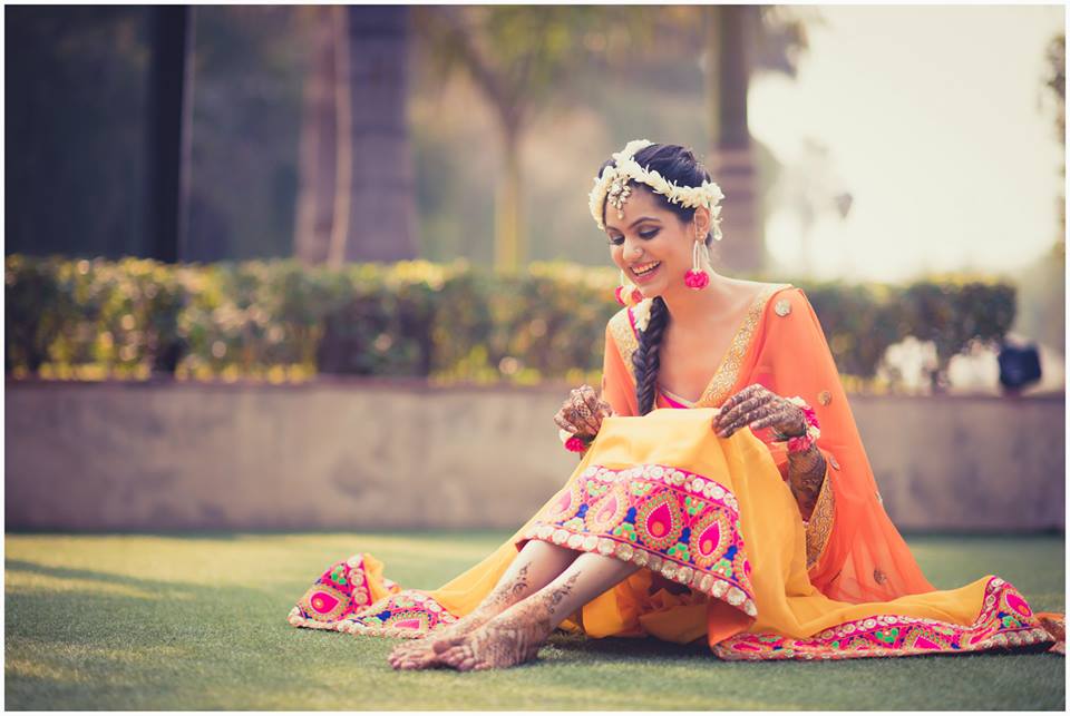 bridal floral jewellery