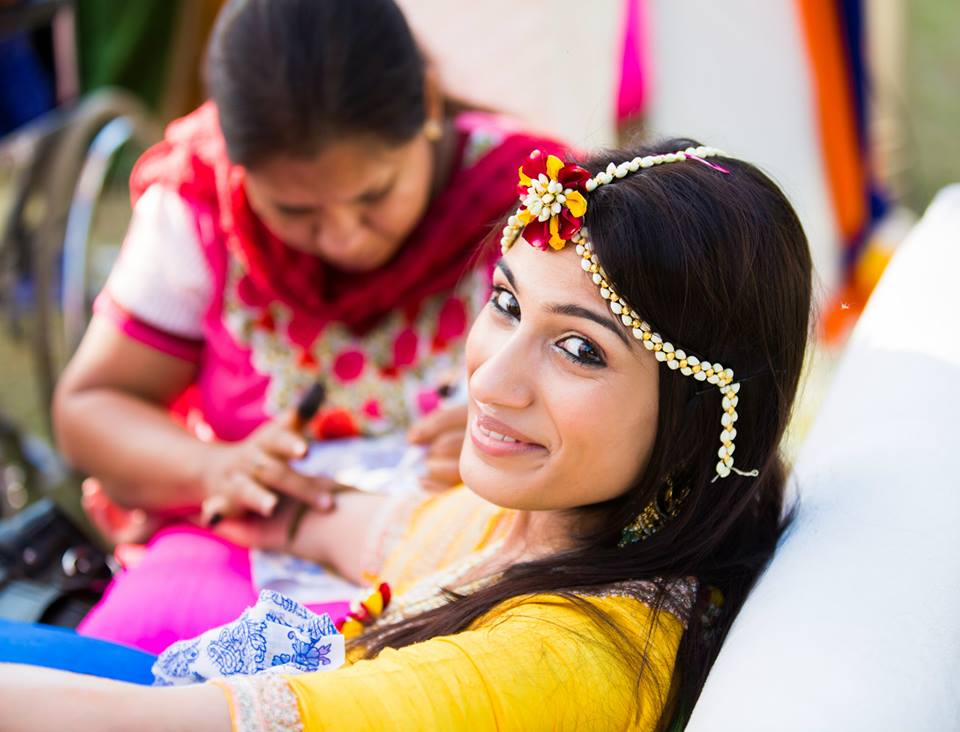 bridal floral jewellery