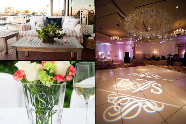 Brilliant Ideas To Flaunt Your Monogram At Your Wedding
