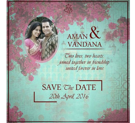 #1. Save The Date Card