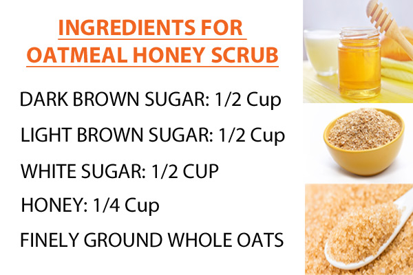 oatmeal honey scrub