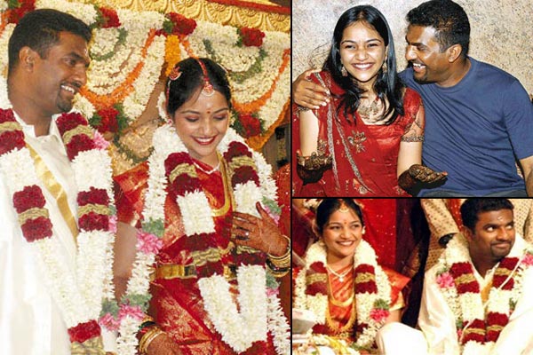 Muttiah Muralitharan And Madhimalar Ramamurthy