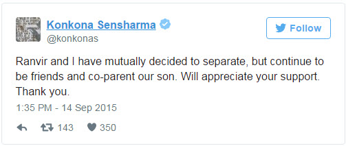 konkona sen ranvir shorey separation announcement