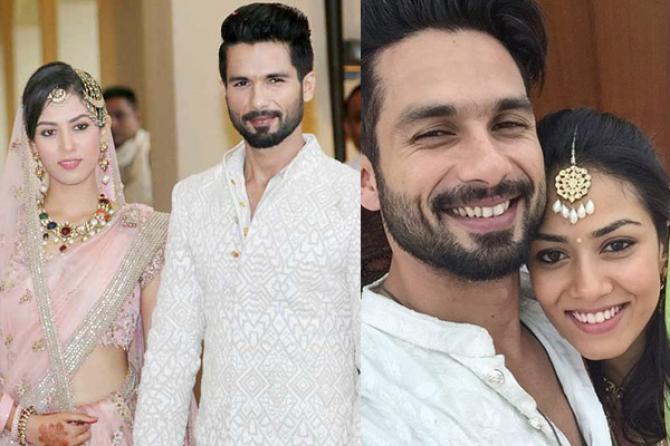 Shahid Kapoor and Mira Rajput