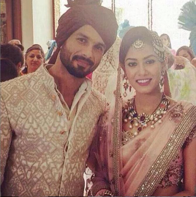 Shahid kapoor-Mira Rajput Wedding